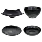 BLACK MARU & ZWART MET TEKENS & BLACK MATTE TOKYO DESIGN STUDIO