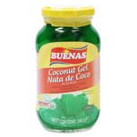 (BUENAS) COCONUT GEL GREEN NATO DE COCO 340GR