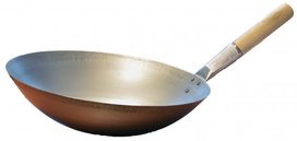 IRON WOK SINGLE HANDLE 12&quot;