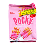 (GLICO) POCKY BISCUIT STICKS STRAWBERRY 147GR