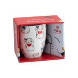 JP LUCKY CAT MUG W/GIFTBOX WHITE CLASSIC CAT