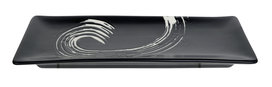 BLACK MARU SERIES PLATE 26,5X10,5CM