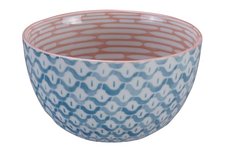 TOKYO DESIGN STUDIO - MIXED BOWLS NENRIN PINK/MEDAMA AQUA 15X8.5CM 750ML