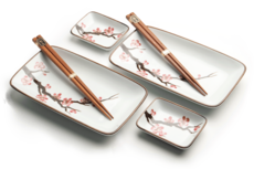 SUSHISET SAKURA 22X12,5CM|H2,5CM