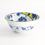 TOKYO DESIGN STUDIO - Botan Tayo Bowl 15.2x6.7cm Yellow/Blue 22601 6/48