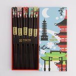 TOKYO DESIGN STUDIO - Chopstick Giftset/5 Temples DJ2023-04 21404 1/100