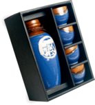 Edo Japan - Japanse Sake Set - Set 4 cups - 1 Pot 500ml - Giftbox