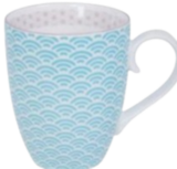 Tokyo Design Studio &ndash; Star Wave &ndash; Mok &ndash; Blauw&ndash; 8.5 x 10.2cm 380ml