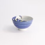 TOKYO DESIGN STUDIO - Seafood Rice Bowl 11.2x6.2cm 300ml Crab Blue LB54/KB 6/96