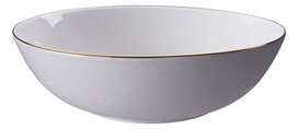 TOKYO DESIGN STUDIO - NIPPON WHITE GOLD RIM BOWL 23X6.5CM 1300ML WAVE