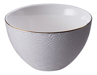 TOKYO DESIGN STUDIO - Porseleinen Kom &ndash; Nippon White &ndash; Wit met Gouden Rand &ndash; 350ml &ndash; 11.4 x 6cm