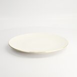 TOKYO DESIGN STUDIO - Nippon White Gold Rim Coupe Plate 25.5cm Wave 6/48