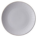 TOKYO DESIGN STUDIO - Porseleinen Onderbord Golven &ndash; Nippon White &ndash; 30cm