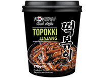 KOREAN FOOD STYLE Topokki Rice Cake Black Bean 173g