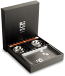 EDO JAPAN - SUSHISET ANEMOON ZWART 21x13,5 cm | H3 cm