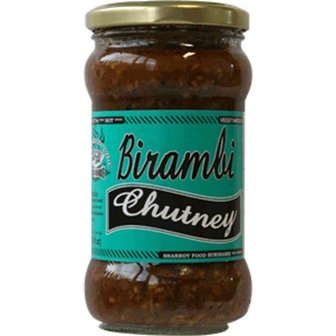 (LEKKER BEKKIE)  BIRAMBI CHUTNEY 290 ML