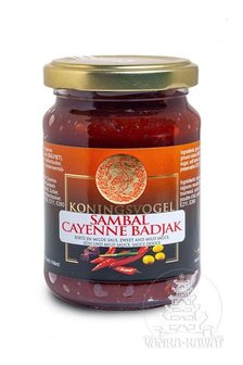 KONINGSVOGEL SAMBAL BADJAK CAYENNE 200 GR