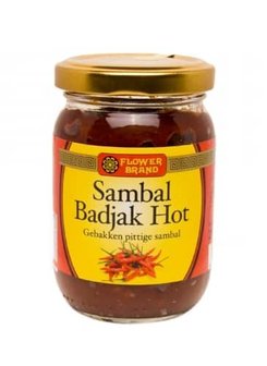 FLOWER BRAND -  SAMBAL BADJAK HOT 200 GR