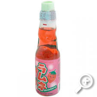  RAMUNE - STRAWBERRY JAPANSE FRISDRANK  200 ML