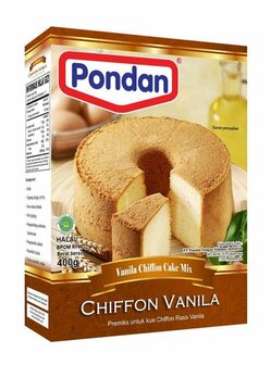 PONDAN CHIFFON VANILA CAKEMIX 400 GR