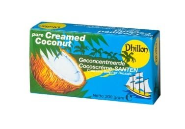 DHILLON SANTEN  CREAMED COCONUT  200 GR