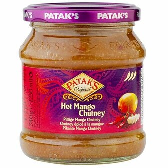 PATAKS MANGO CHUTNEY HOT 340 GR