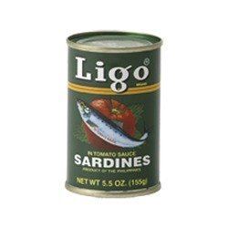 LIGO SARDINES IN TOMATO SAUCE 155 GR
