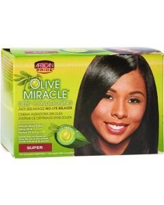 AFRICAN PRIDE - OLIVE MIRACLE - RELAXER KIT SUPER
