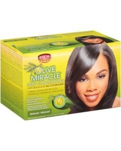AFRICAN PRIDE - OLIVE MIRACLE - RELAXER KIT REGULAR