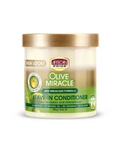 AFRICAN PRIDE - OLIVE MIRACLE - LEAVE-IN CONDITIONER CREME 15OZ