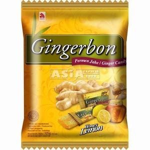 GINGERBON  GINGER HONEY LEMON  BONBONS 125 GR