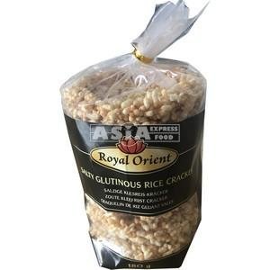 ROYAL ORIENT SALTY GLUTINOUS RICE CRACKERS 180 GR