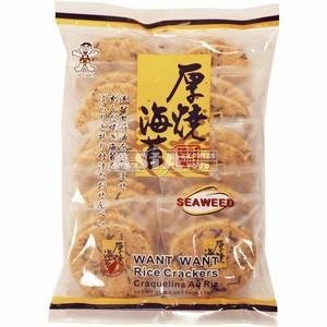 WANT WANT SEAWEED RICE CRACKER 160 GR
