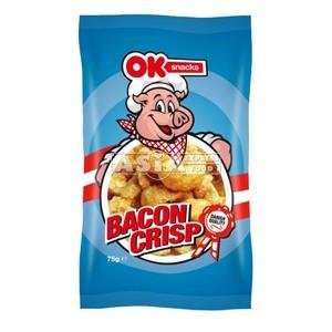 OK SNACKS BACON CRISP 75 GR