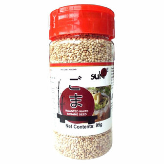 SUKI ROASTED WHITE SESAME SEEDS 95 GR