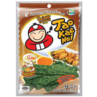 TAOKAENOI -  CRISPY SEAWEED CHICKEN SATAY FLAVOR 32 GR