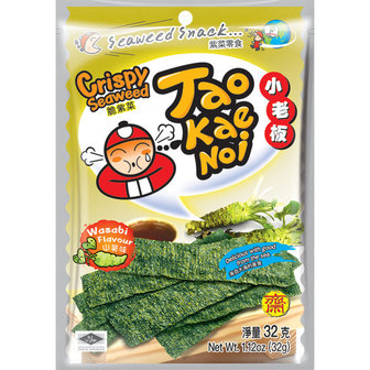 TAOKAENOI - CRISPY SEAWEED WASABI 32 GR