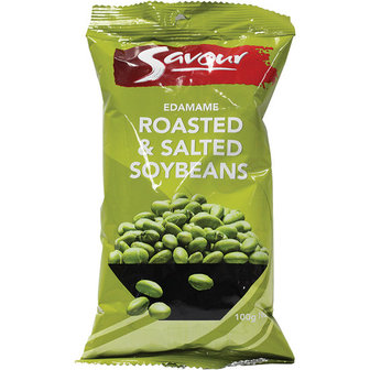 SAVOUR ROASTED &amp; SALTED SOYBEANS 100 GR