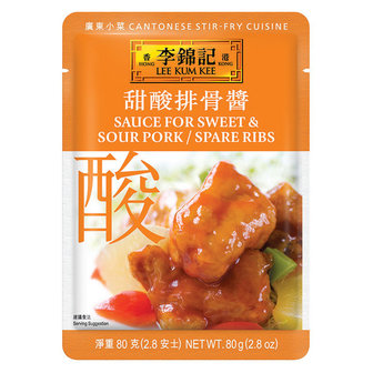 (LEE KUM KEE) SWEET &amp; SOUR PORK/SPARE RIBS 80 GR