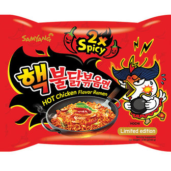 (SAMYANG) INST.N CHICKEN 2X SPICY HOT 140 GR (HALAL)