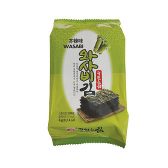 (KWANGCHEON) WASABI FLAV. SEAWEED 4 GR