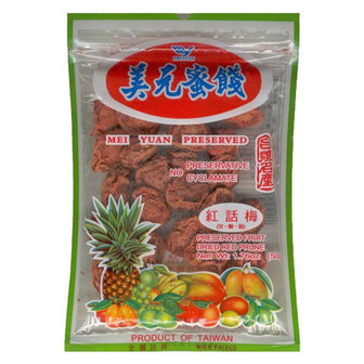 (MEI YUAN) DRIED RED PRUNE 50 GR