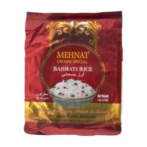 (MEHNAT CROWN) BASMATI RICE 1 KG