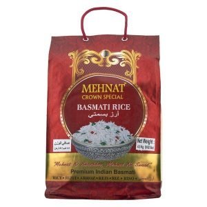 (MEHNAT CROWN) BASMATI RICE 4,5 KG