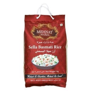 (MEHNAT MAZZA) SELLA BASMATI RICE 5 KG