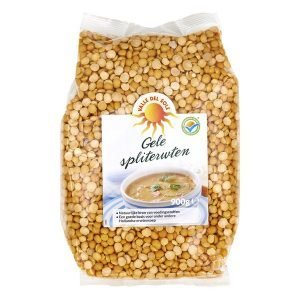 (VDS) GELE SPLIT ERWTEN 900 GR