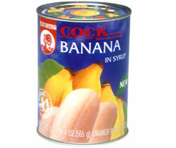 (COCK) BANANA IN SIROOP 565 GR