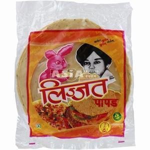 (LIJJAT) PAPADUM GROENE CHILI 200 GR