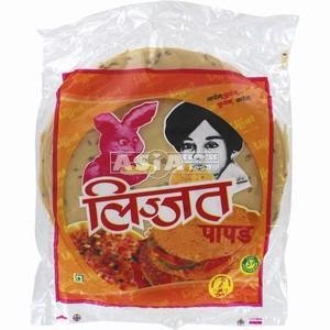 (LIJJAT) PAPADUM JEERA 200 GR