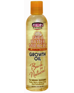 AFRICAN PRIDE  -SHEA  MIRACLE - GROWTH OIL 8OZ